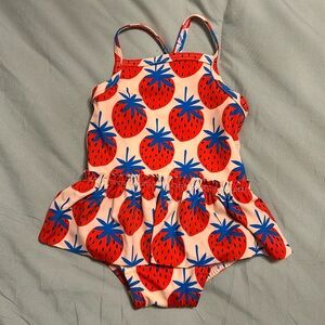 Hanna Anderson strawberry swimsuit 6-12 month